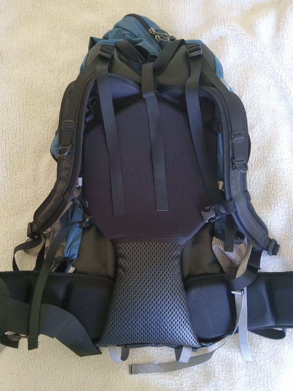 Gregory Shasta Internal Frame Hiking Backpack 82L Blue Gray Camping Expedition M - Picture 4 of 11